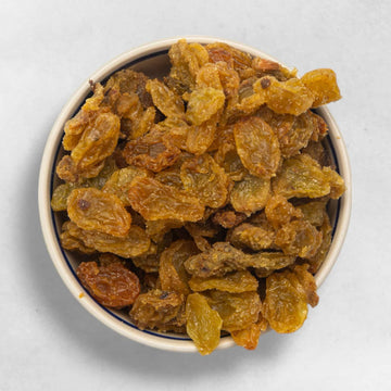 Goldene Jumbo Rosinen Bio Qualität zuckerfrei getrocknete Weintrauben naturbelassen fruchtig süßer Snack ballaststoffreich vegan