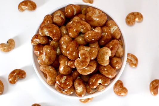 Cashewkerne mit Tiramisu Überzug