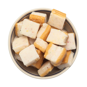 Nougat mit Kokosnusskuchen