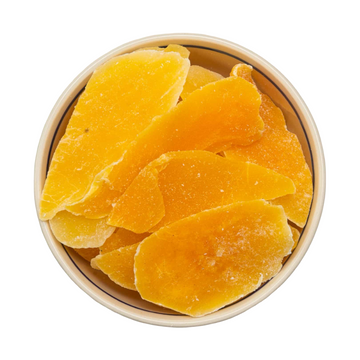 Getrocknete Mangostücke gezuckert