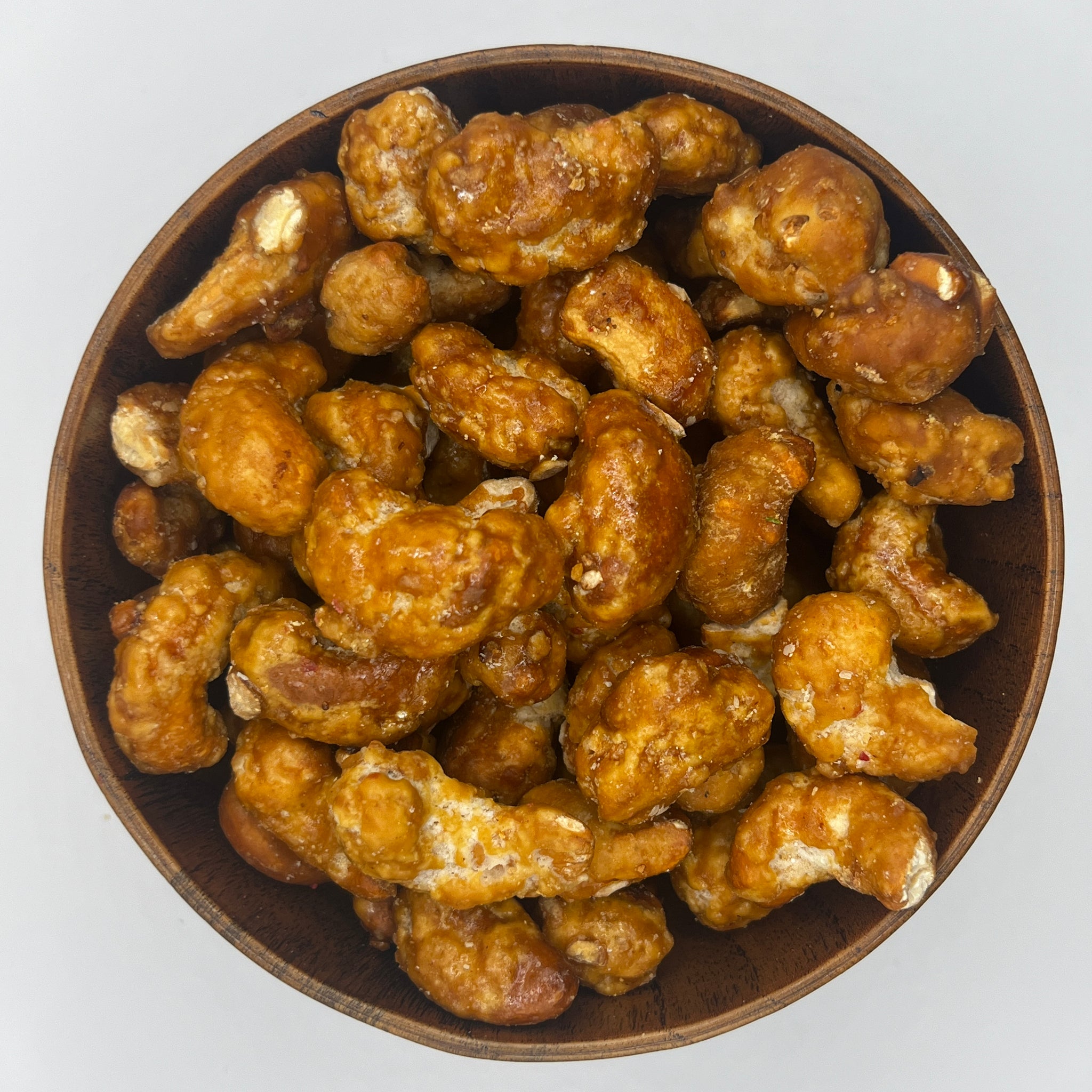 Gebrannte Cashews mit Salz-Karamell
