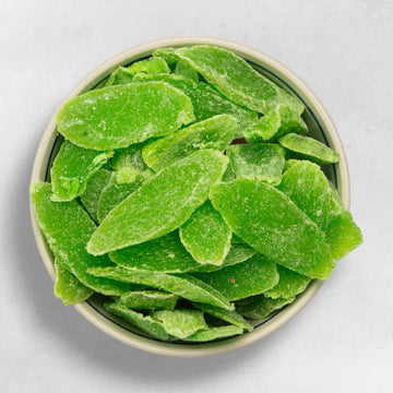 Getrockneter Ananas-Apfelmix Bio Qualität zuckerfrei fruchtiger Snack tropisch süß säuerlich ballaststoffreich gesund vegan