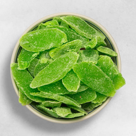 Getrockneter Ananas-Apfelmix Bio Qualität zuckerfrei fruchtiger Snack tropisch süß säuerlich ballaststoffreich gesund vegan