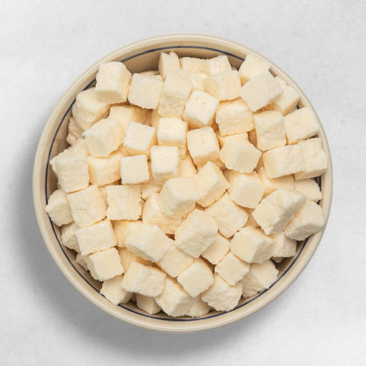 Bio Kokoswürfel getrocknet zuckerfrei naturbelassen tropischer Snack ballaststoffreich vegan Kokosnusswürfel energiereich exotische Trockenfrucht
