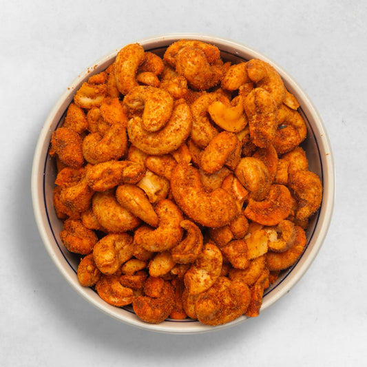 Bio-Cashewkerne mit Chili – geröstet, scharf und knusprig, aus dem Naschmarkt Wien von Mr. Hawramy