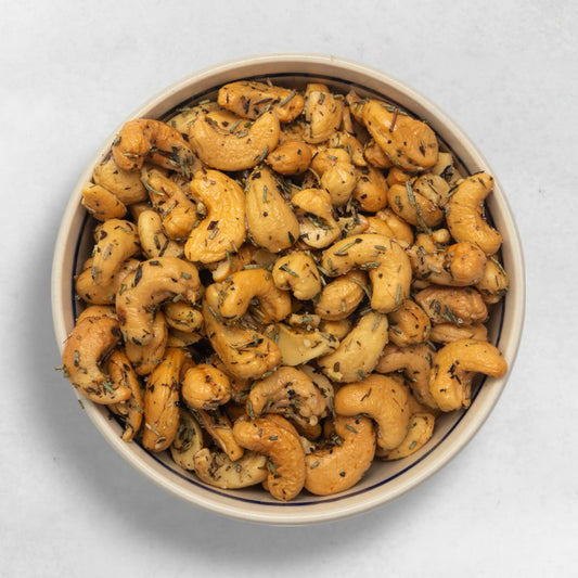 Bio-Cashewkerne mit Rosmarin – geröstet, würzig und aromatisch aus dem Wiener Naschmarkt von Mr. Hawramy