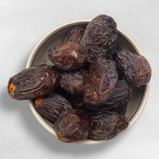 Medjoul Datteln Jumbo Bio Qualität zuckerfrei naturbelassen große Datteln ballaststoffreich vegan süßer Snack energiereich Trockenfrüchte