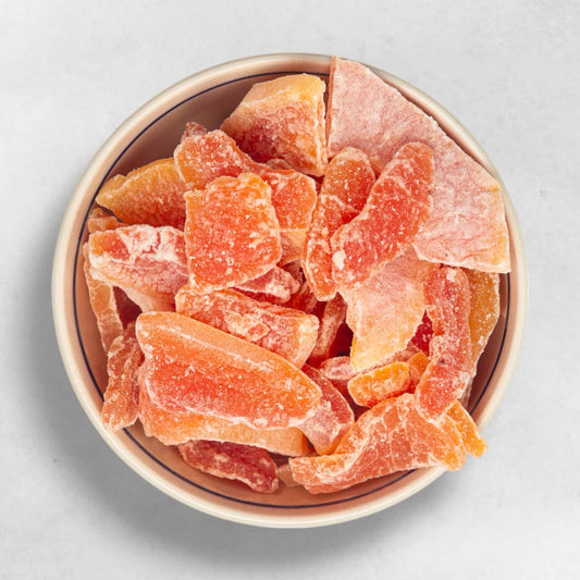 Getrocknete Papaya Bio Qualität naturbelassen zuckerfrei exotischer Snack fruchtig ballaststoffreich vegan gesund